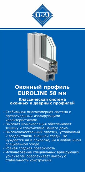 ОкнаВека-клс EUROLINE 58